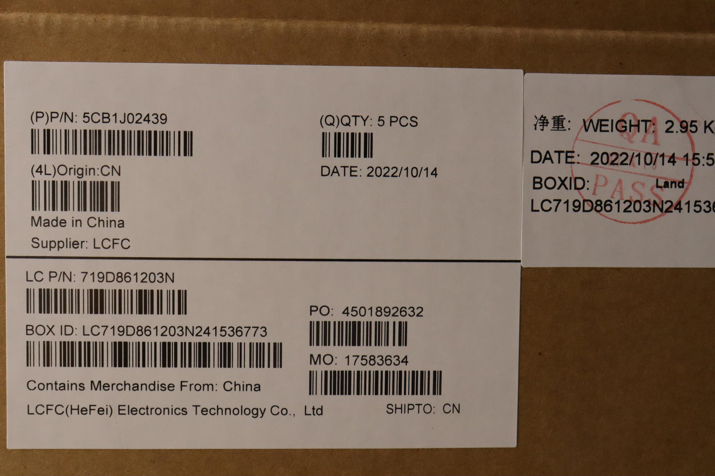 Lenovo Cover Upper Case Asmnordic L82 - 5CB1J02439