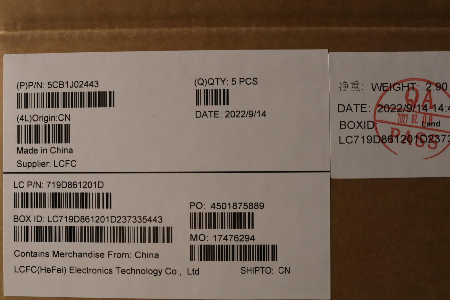 Lenovo Cover Upper Case Asmspa L82Qe - 5CB1J02443