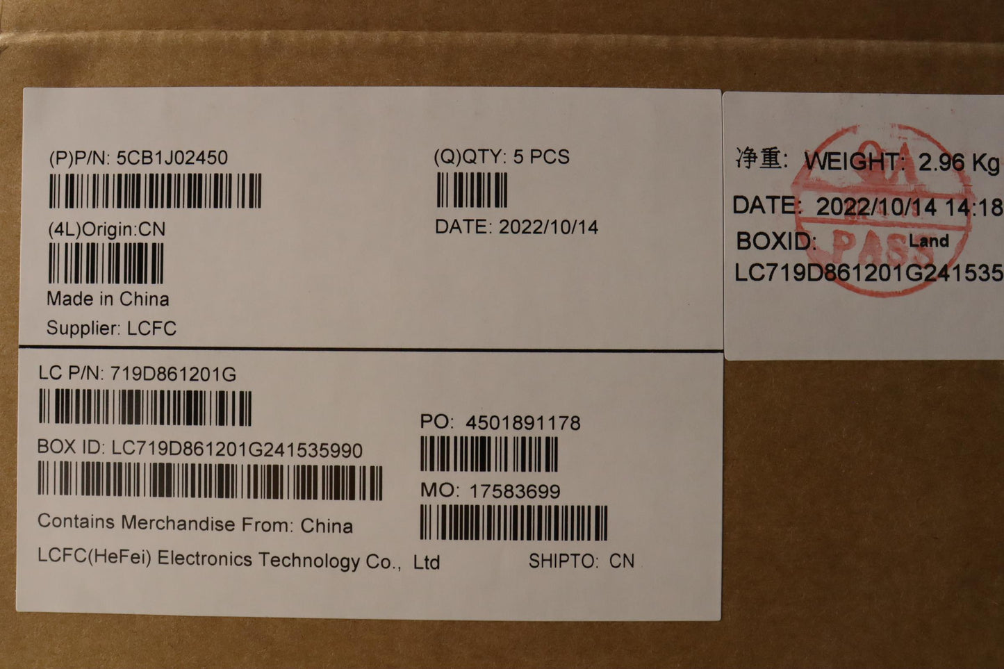 Lenovo Cover Upper Case Asmeng L82Qe - 5CB1J02450