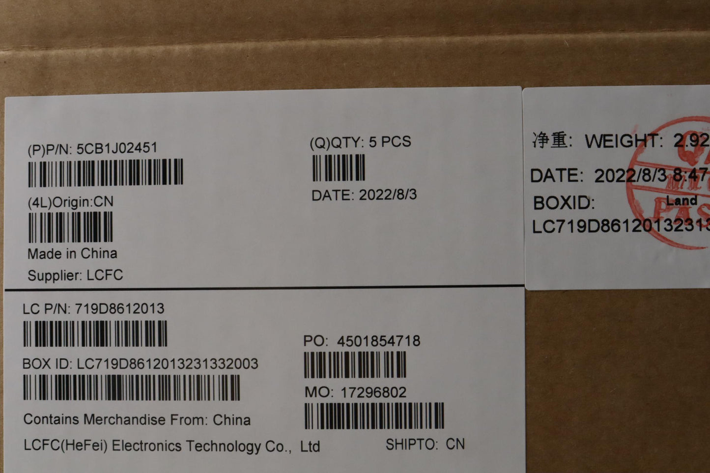Lenovo Cover Upper Case Asmczeslk L82 - 5CB1J02451