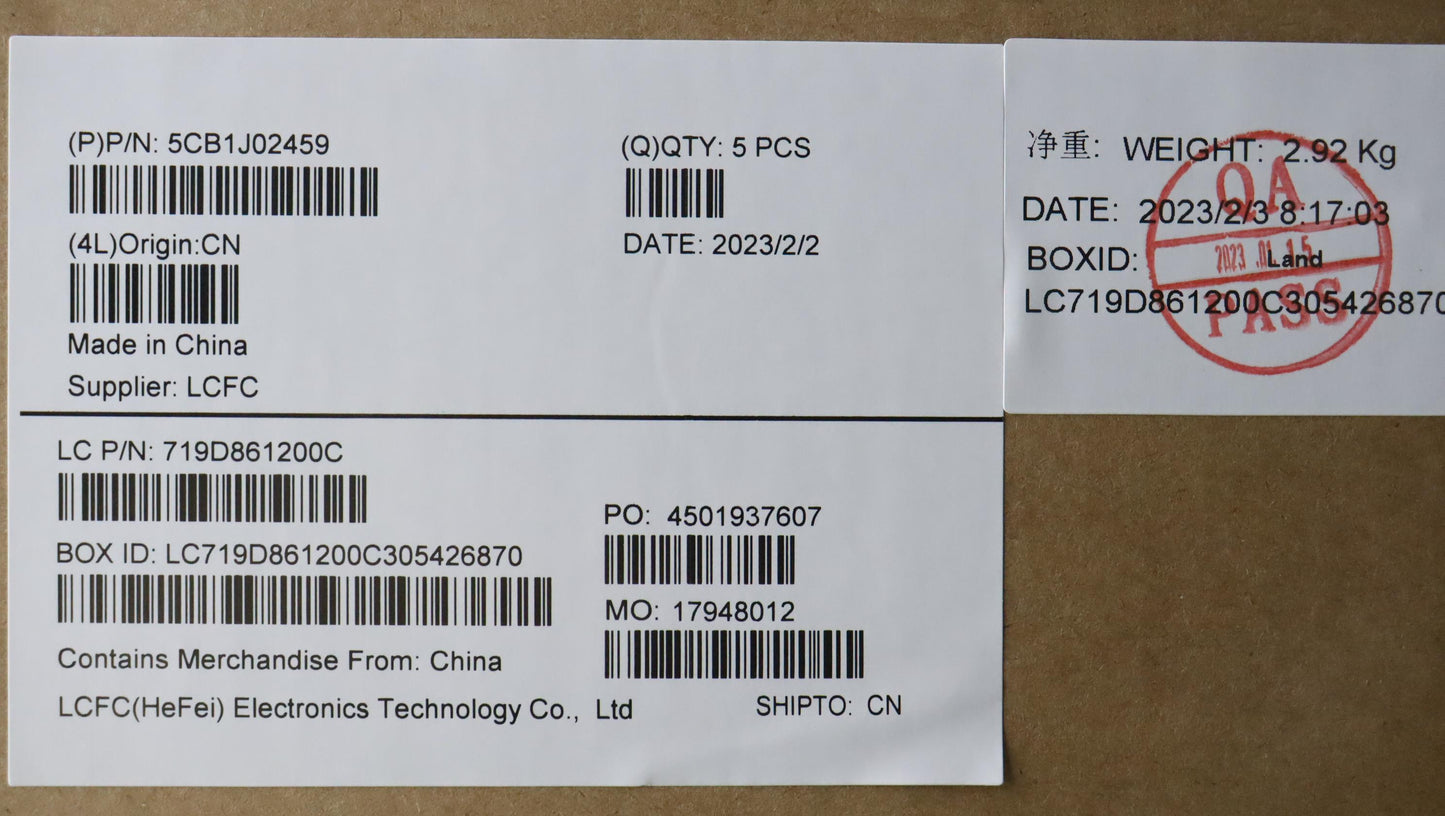 Lenovo Cover Upper Case Asmfraara L82 - 5CB1J02459