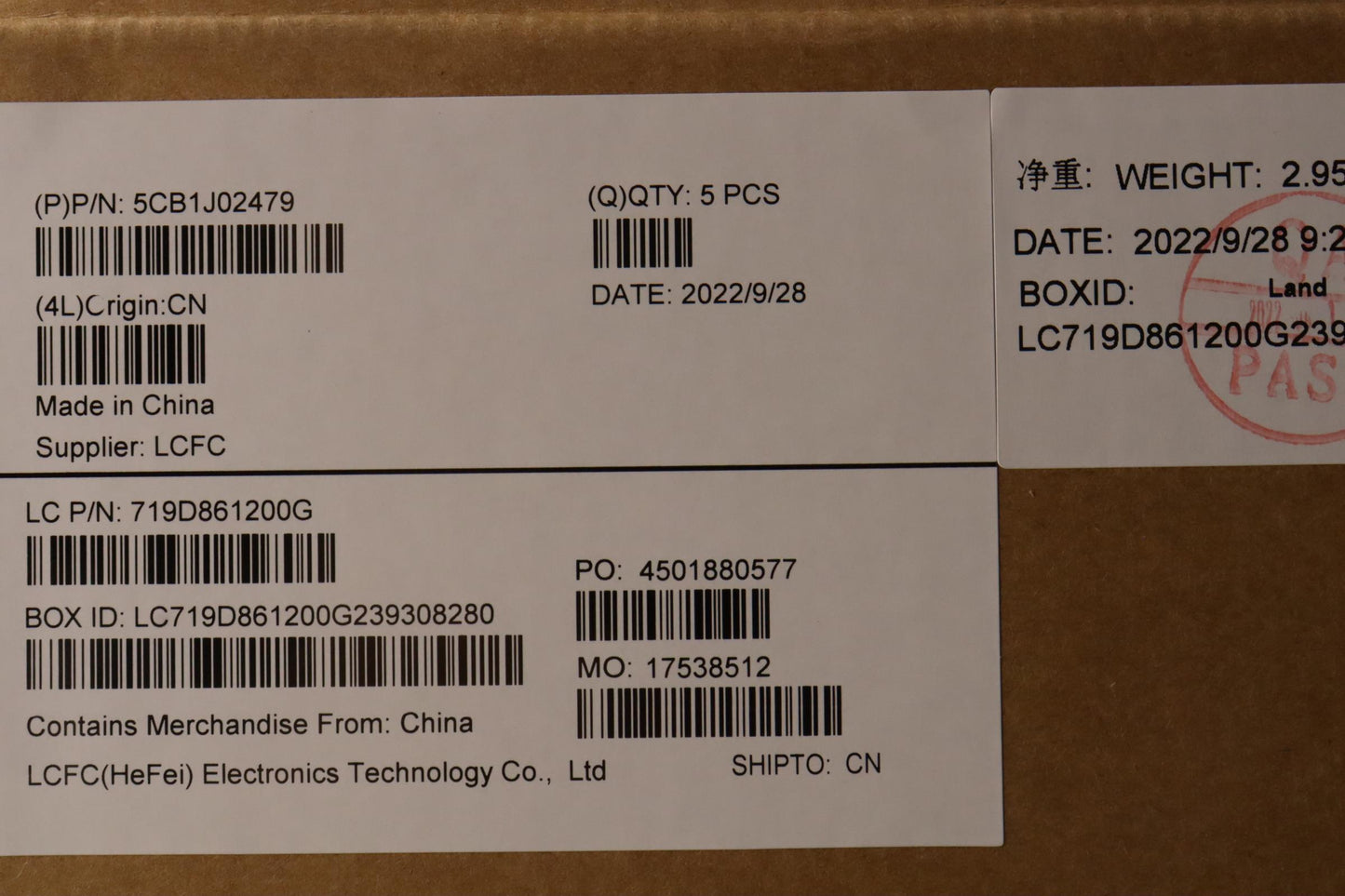 Lenovo Cover Upper Case Asmtur L82Qe - 5CB1J02479