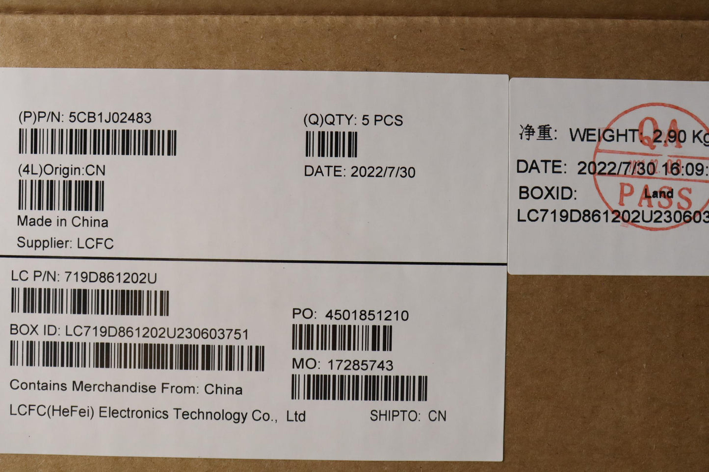 Lenovo Cover Upper Case Asmczeslk L82 - 5CB1J02483