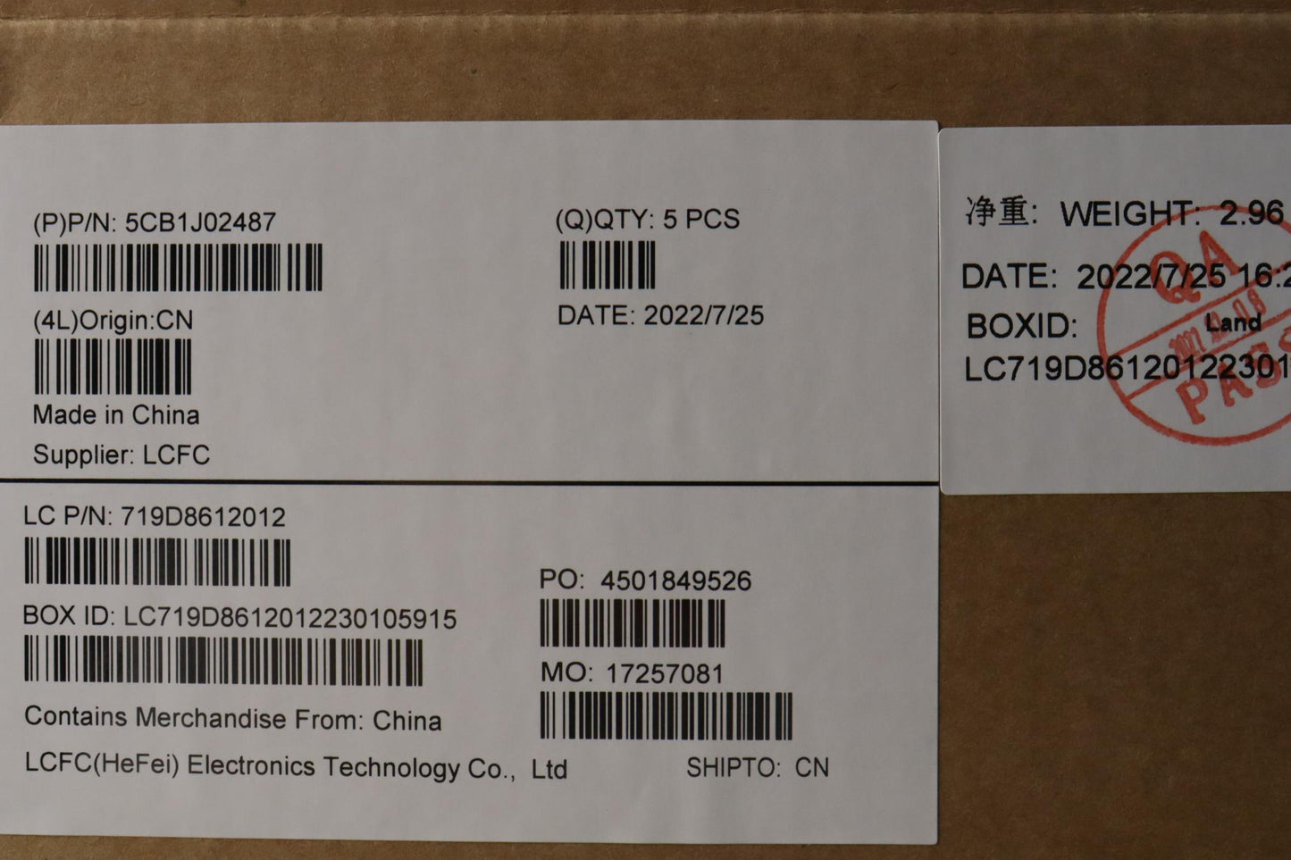 Lenovo Cover Upper Case Asmara L82Qe - 5CB1J02487