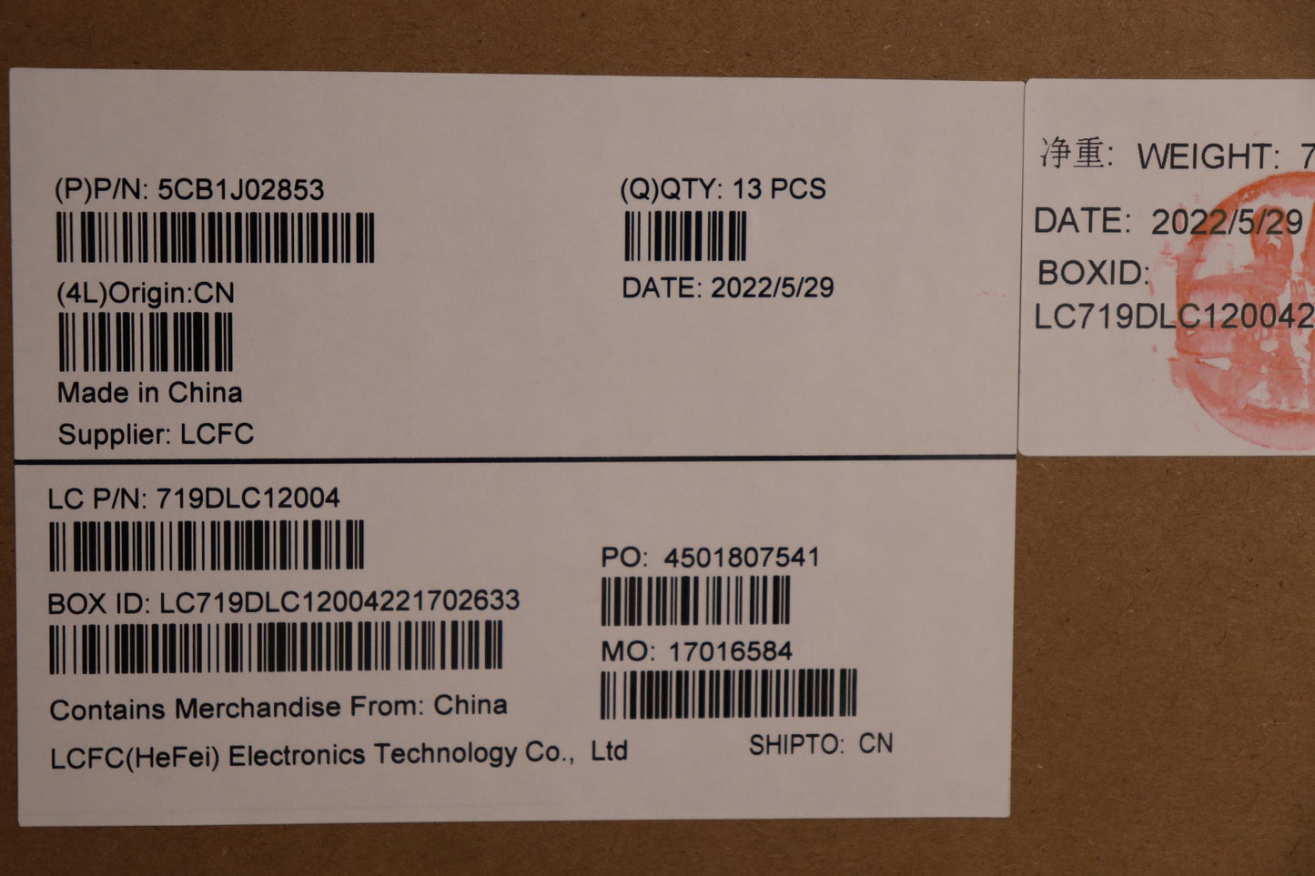 Lenovo Cover Lower Case L 82U1 Wohddi - 5CB1J02853