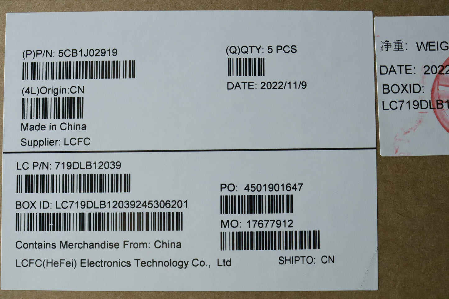 Lenovo Cover Upper Case Assembly Bel - 5CB1J02919