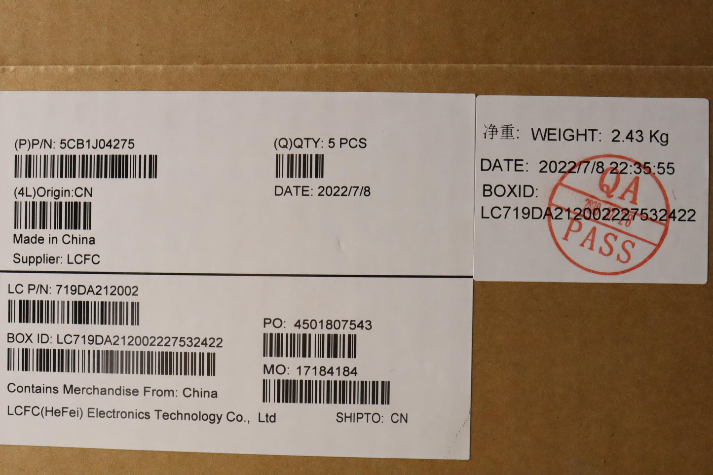 Lenovo Lower Case Cover L 82TF OG - 5CB1J04275