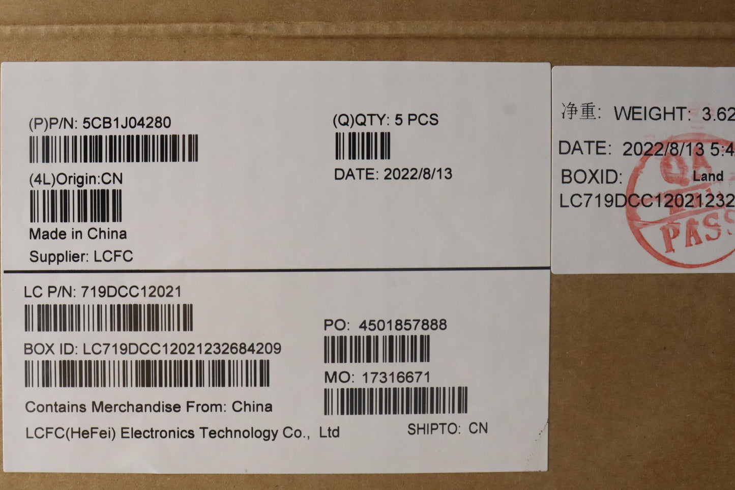 Lenovo Cover Upper Case Asmara L82Tf - 5CB1J04280