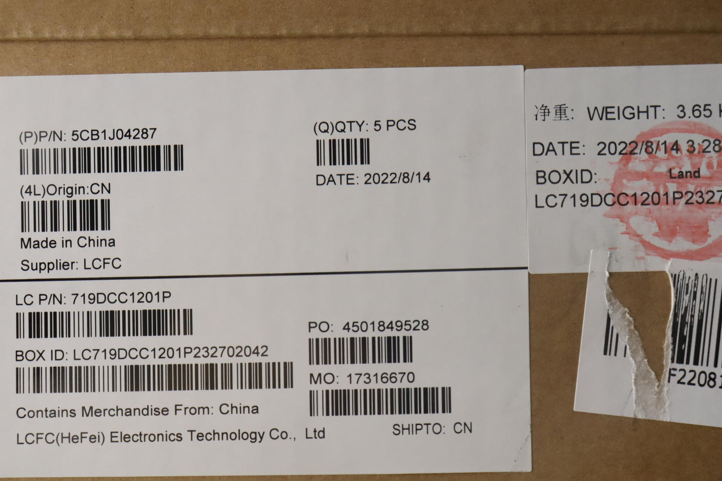 Lenovo C-Cover with Keyboard, USA English, RGB Backlight - 5CB1J04287