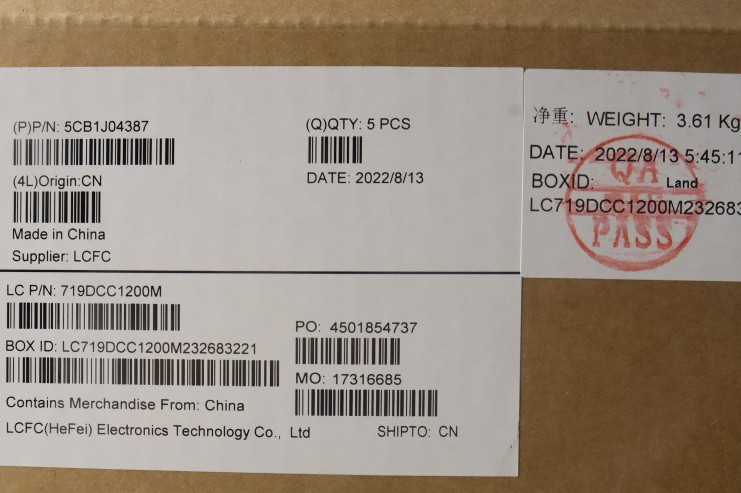 Lenovo Cover Upper Case Asmger L82Tf - 5CB1J04387