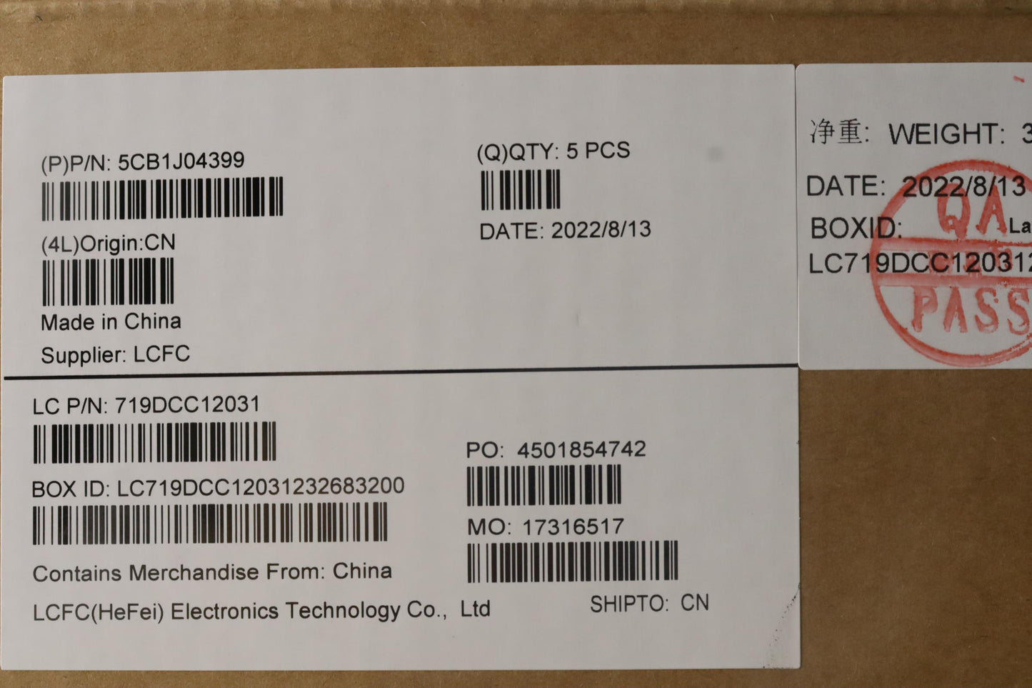 Lenovo Cover Upper Case Asmuke L82Tf - 5CB1J04399