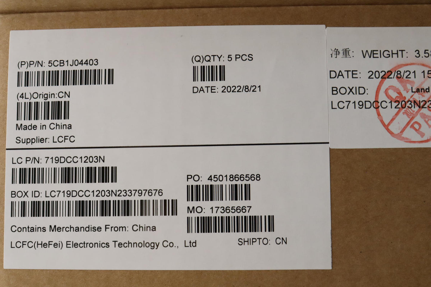 Lenovo Cover Upper Case Asmtc L82Tf W - 5CB1J04403