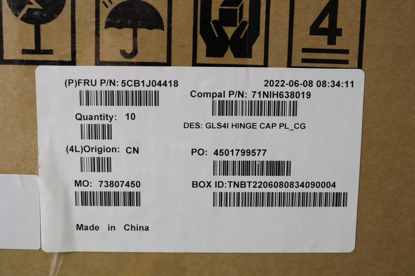 Lenovo Cover Hinge Cover C 82Sd Pl_Cg - 5CB1J04418