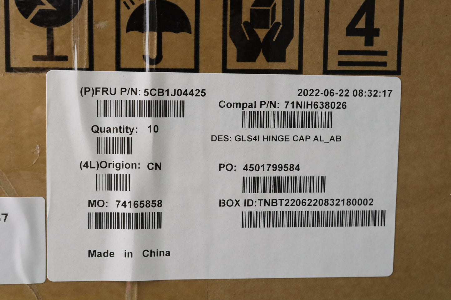 Lenovo Cover Hinge Cover C 82Sd Al_Ab - 5CB1J04425