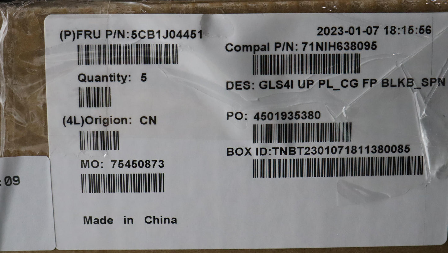 Lenovo Cover Upper Case Assembly Spa - 5CB1J04451
