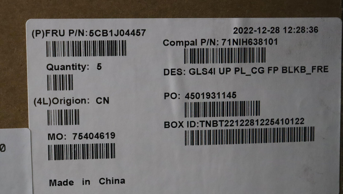 Lenovo Cover Upper Case Assembly Fra - 5CB1J04457