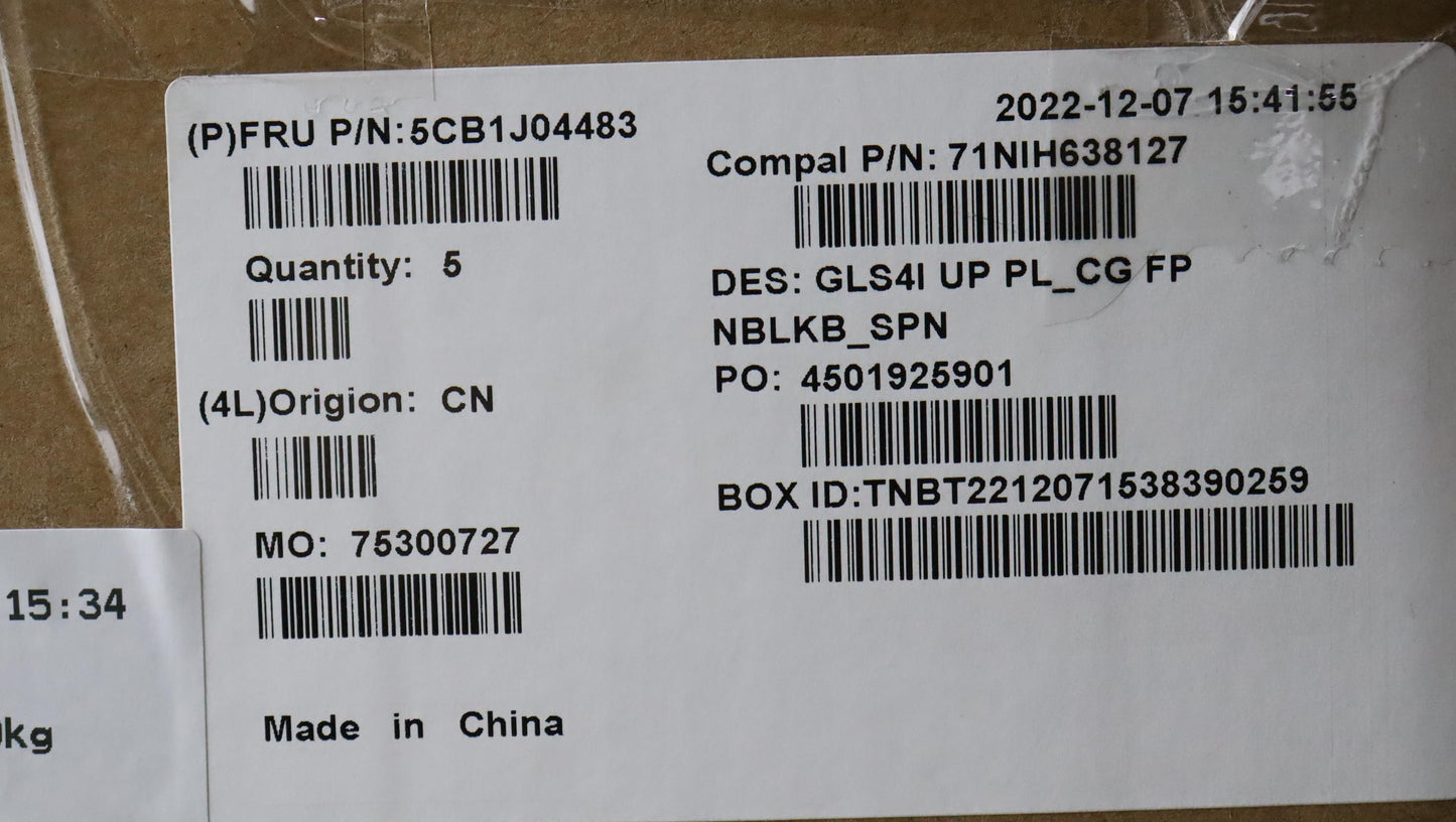 Lenovo Cover Upper Case Assembly Spa - 5CB1J04483