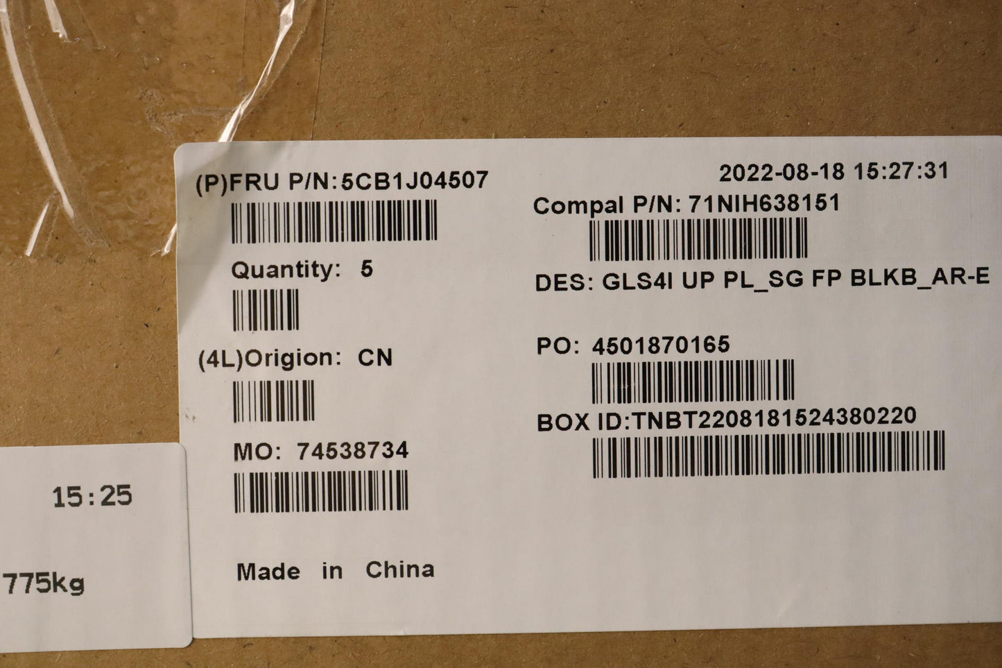Lenovo Cover Upper Case Assembly Ara - 5CB1J04507
