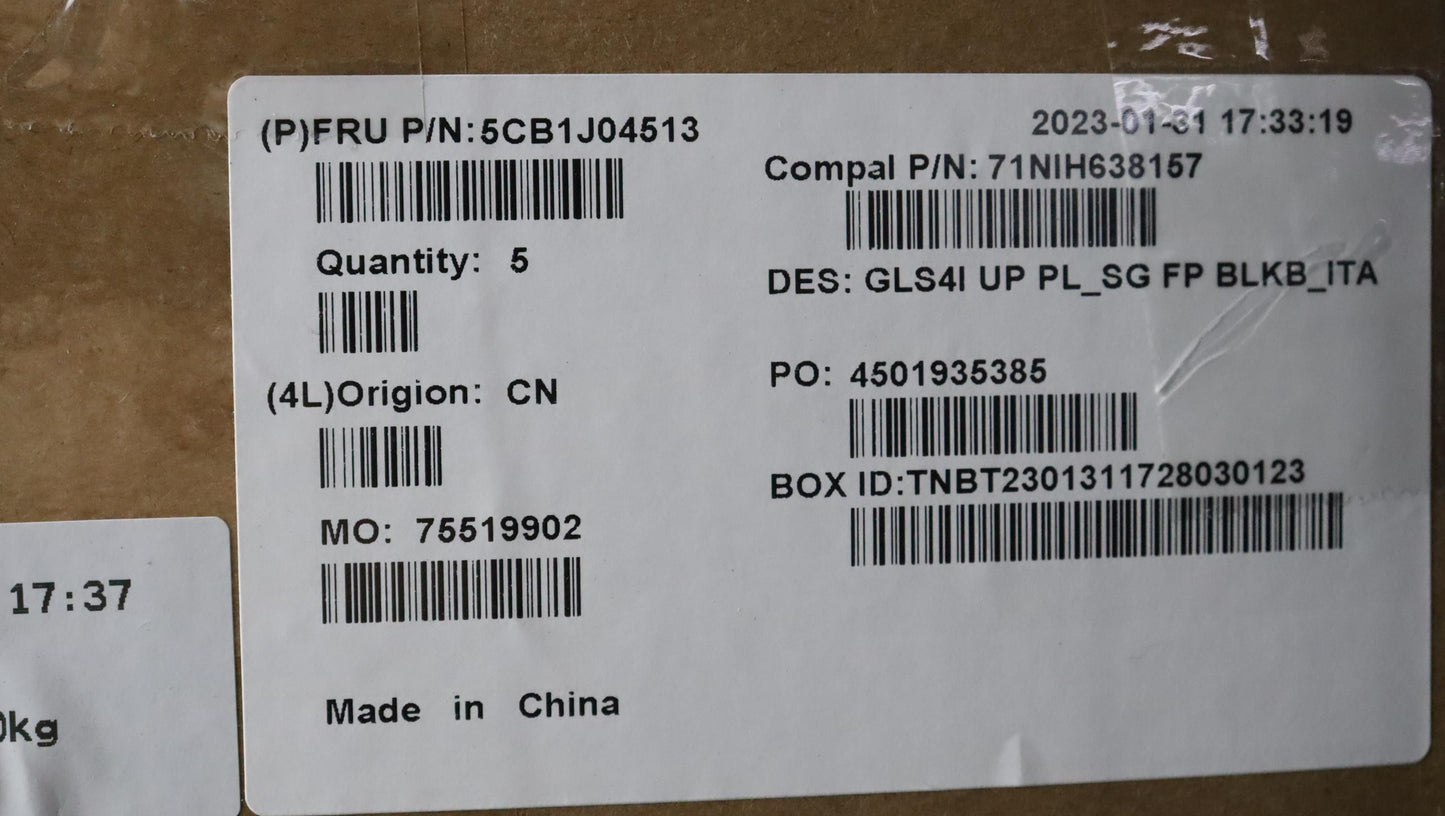 Lenovo Cover Upper Case Assembly Ita - 5CB1J04513