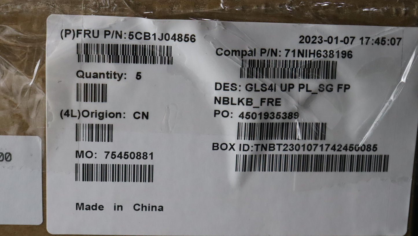 Lenovo Cover Upper Case Assembly Fra - 5CB1J04856