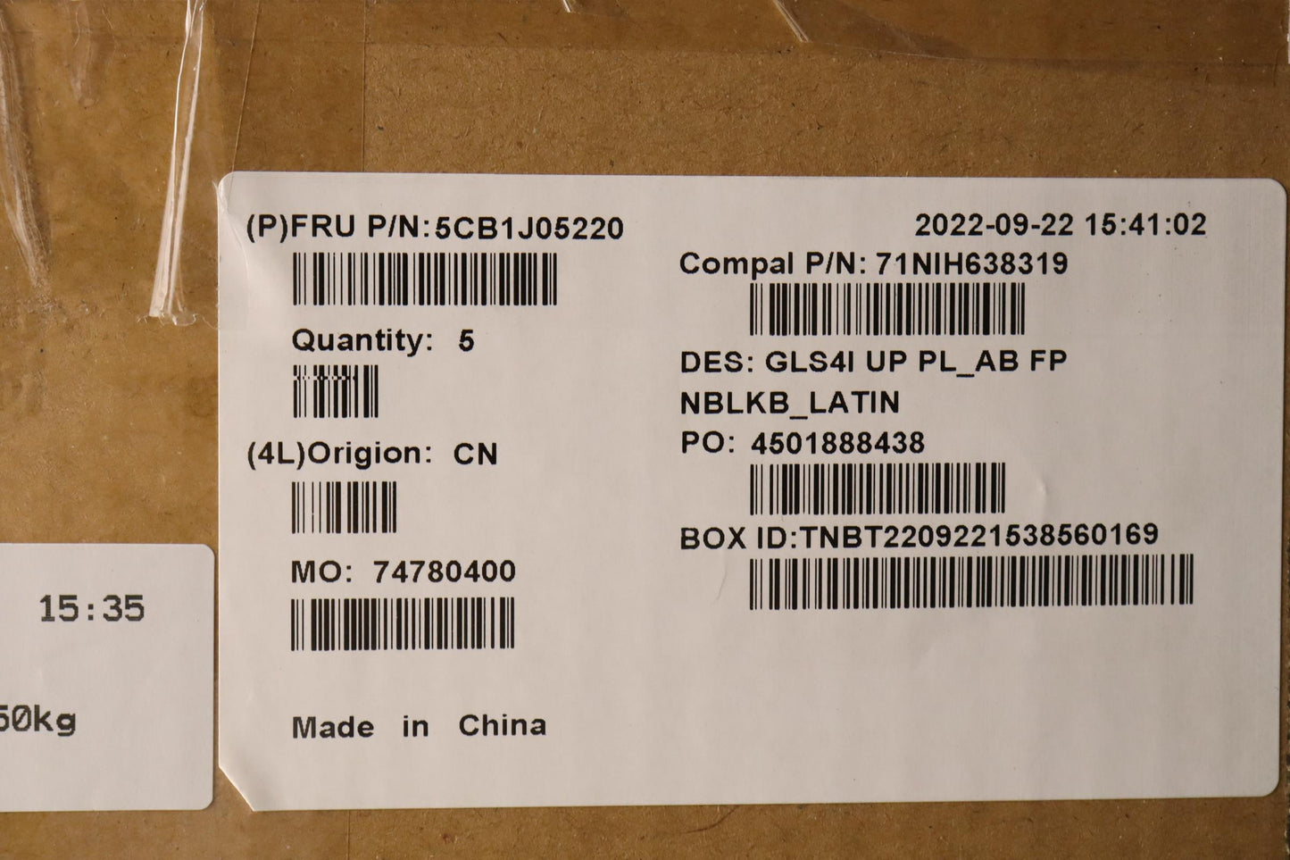 Lenovo Cover Upper Case Assembly Lasp - 5CB1J05220
