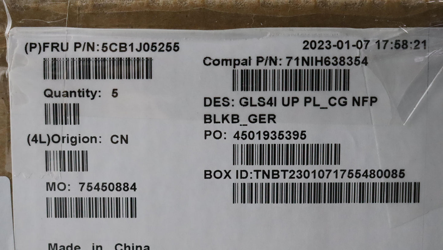 Lenovo Cover Upper Case Assembly Ger - 5CB1J05255
