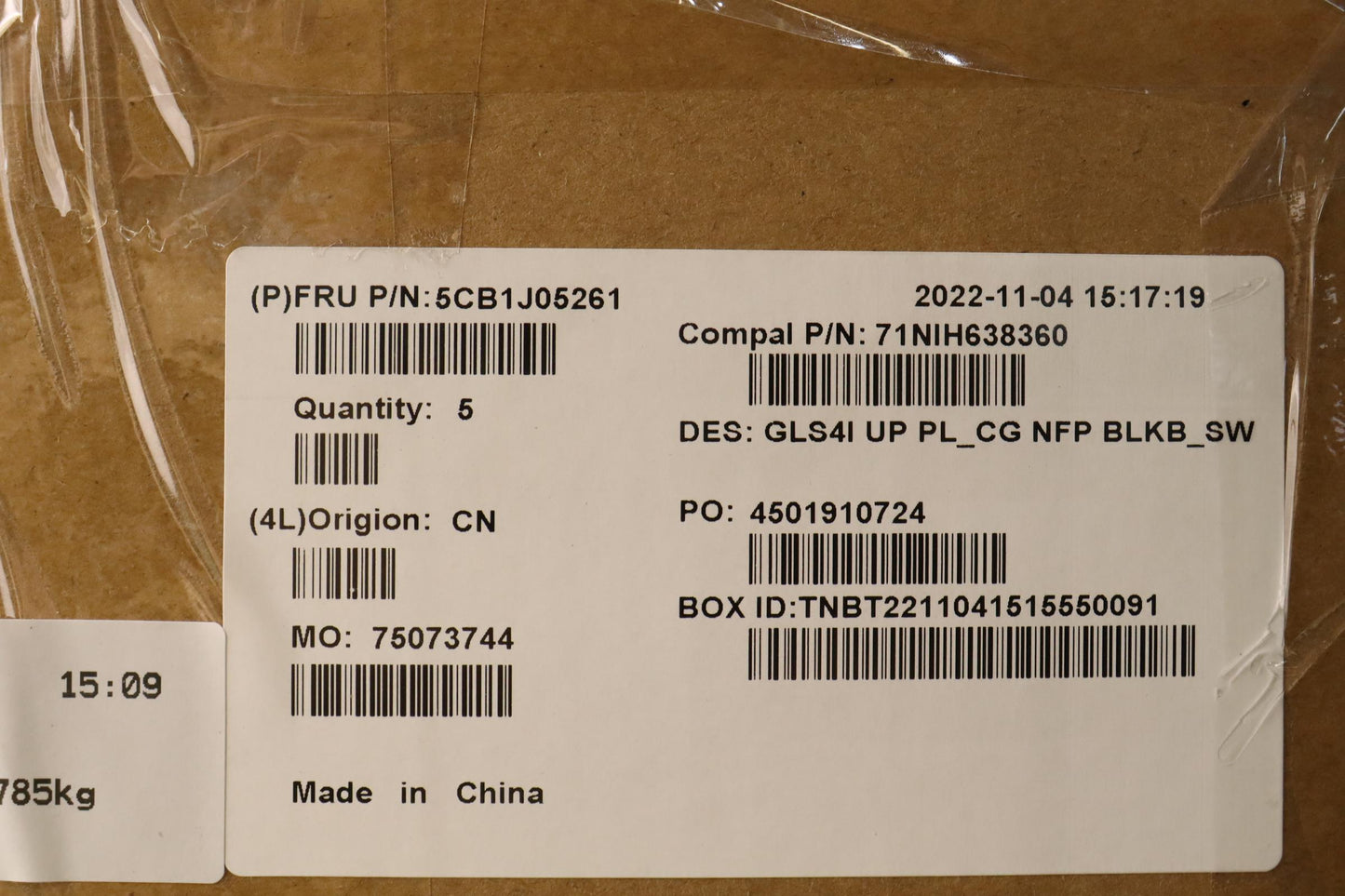 Lenovo Cover Upper Case Assembly Sws - 5CB1J05261