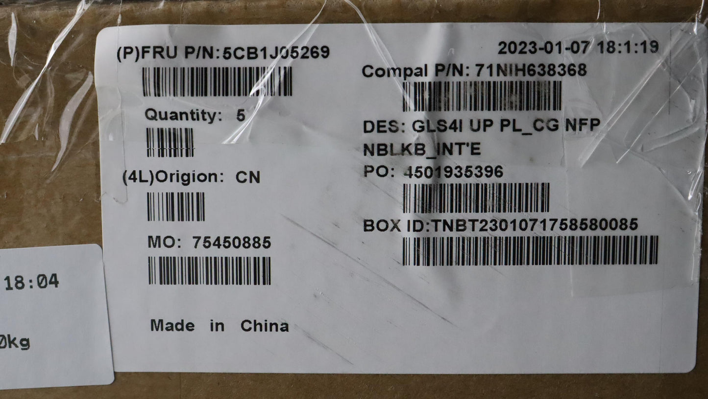 Lenovo Cover Uppercaseasmeuroengc82Sd - 5CB1J05269