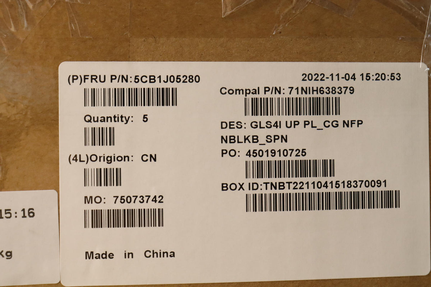 Lenovo Cover Upper Case Assembly Spa - 5CB1J05280