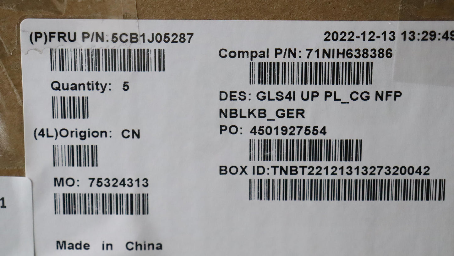 Lenovo Cover Upper Case Assembly Ger - 5CB1J05287