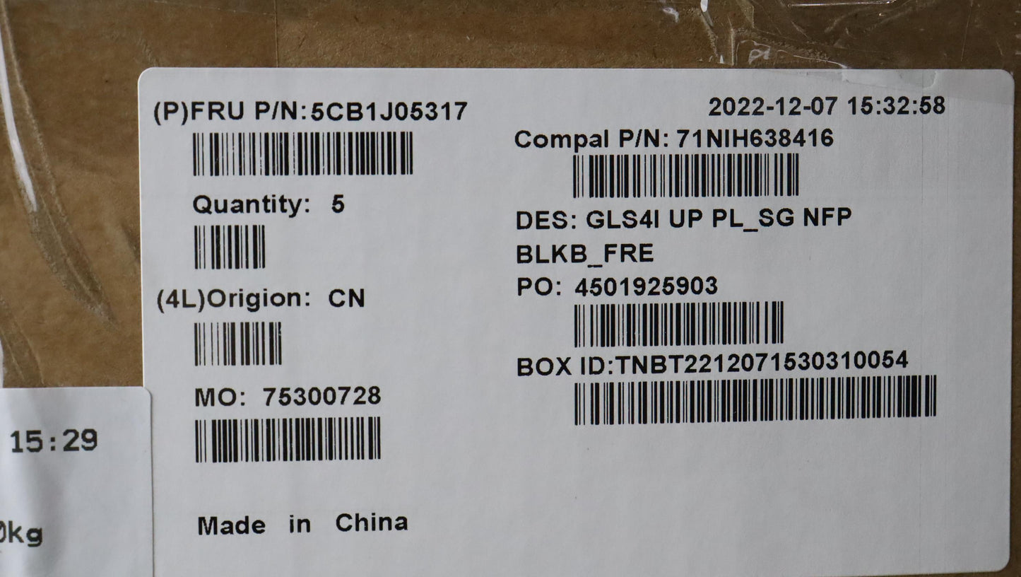 Lenovo Cover Upper Case Assembly Fra - 5CB1J05317