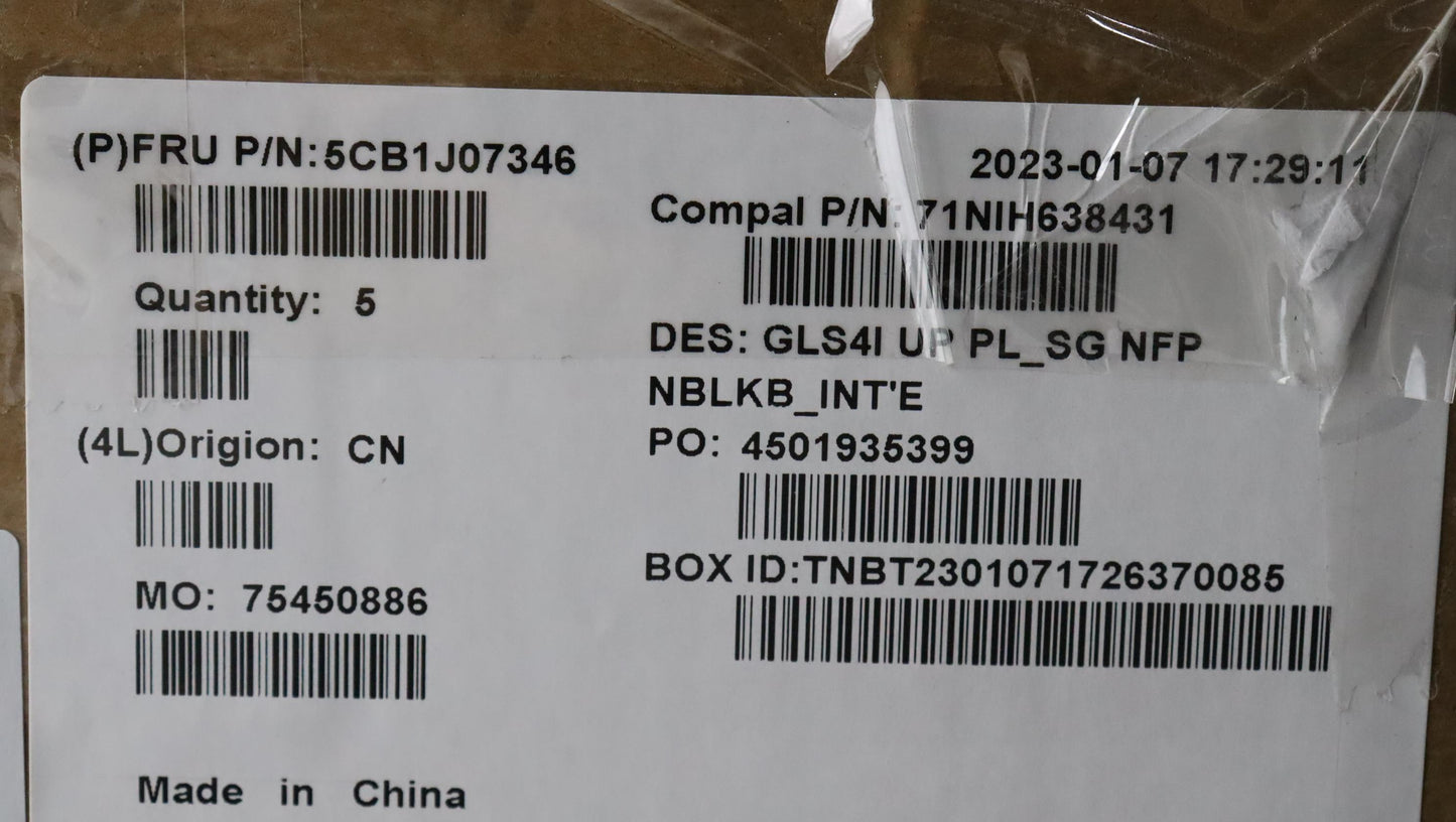 Lenovo Cover Uppercaseasmeuroengc82Sd - 5CB1J07346