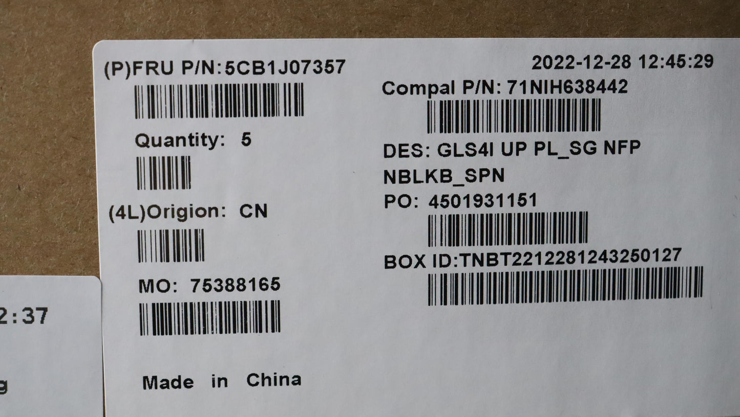 Lenovo Cover Upper Case Assembly Spa - 5CB1J07357