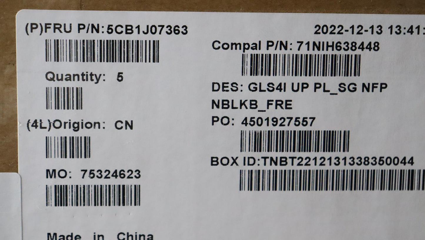 Lenovo Cover Upper Case Assembly Fra - 5CB1J07363