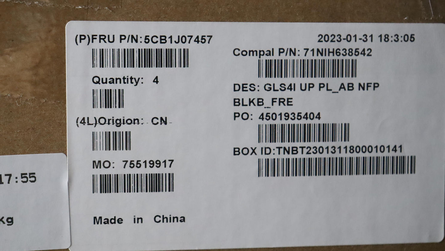 Lenovo Cover Upper Case Assembly Fra - 5CB1J07457