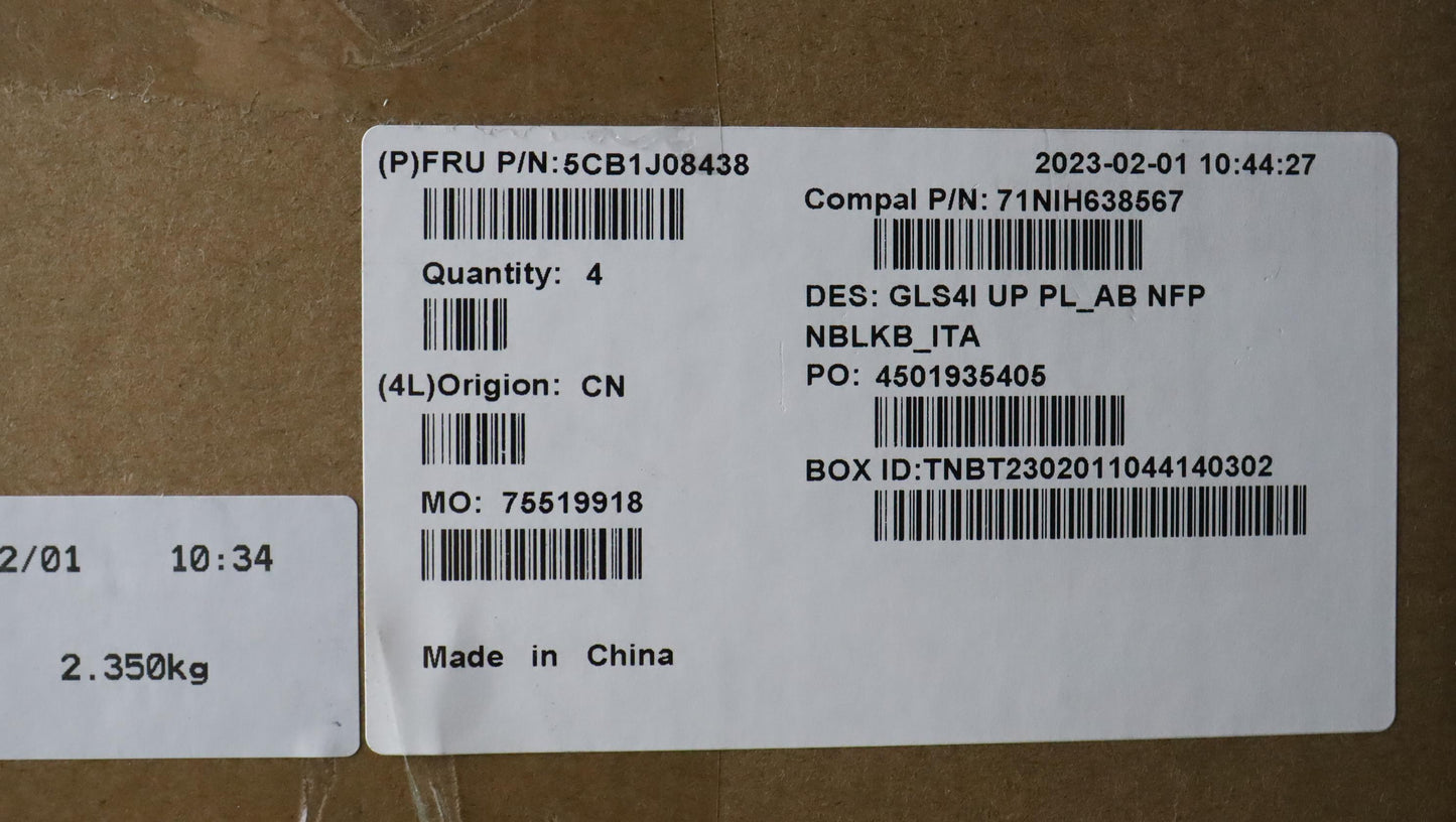 Lenovo Cover Upper Case Assembly Ita - 5CB1J08438