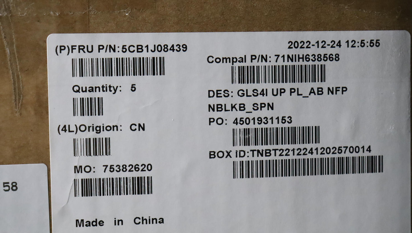 Lenovo Cover Upper Case Assembly Spa - 5CB1J08439