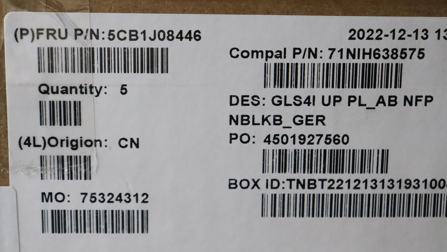 Lenovo Cover Upper Case Assembly Ger - 5CB1J08446
