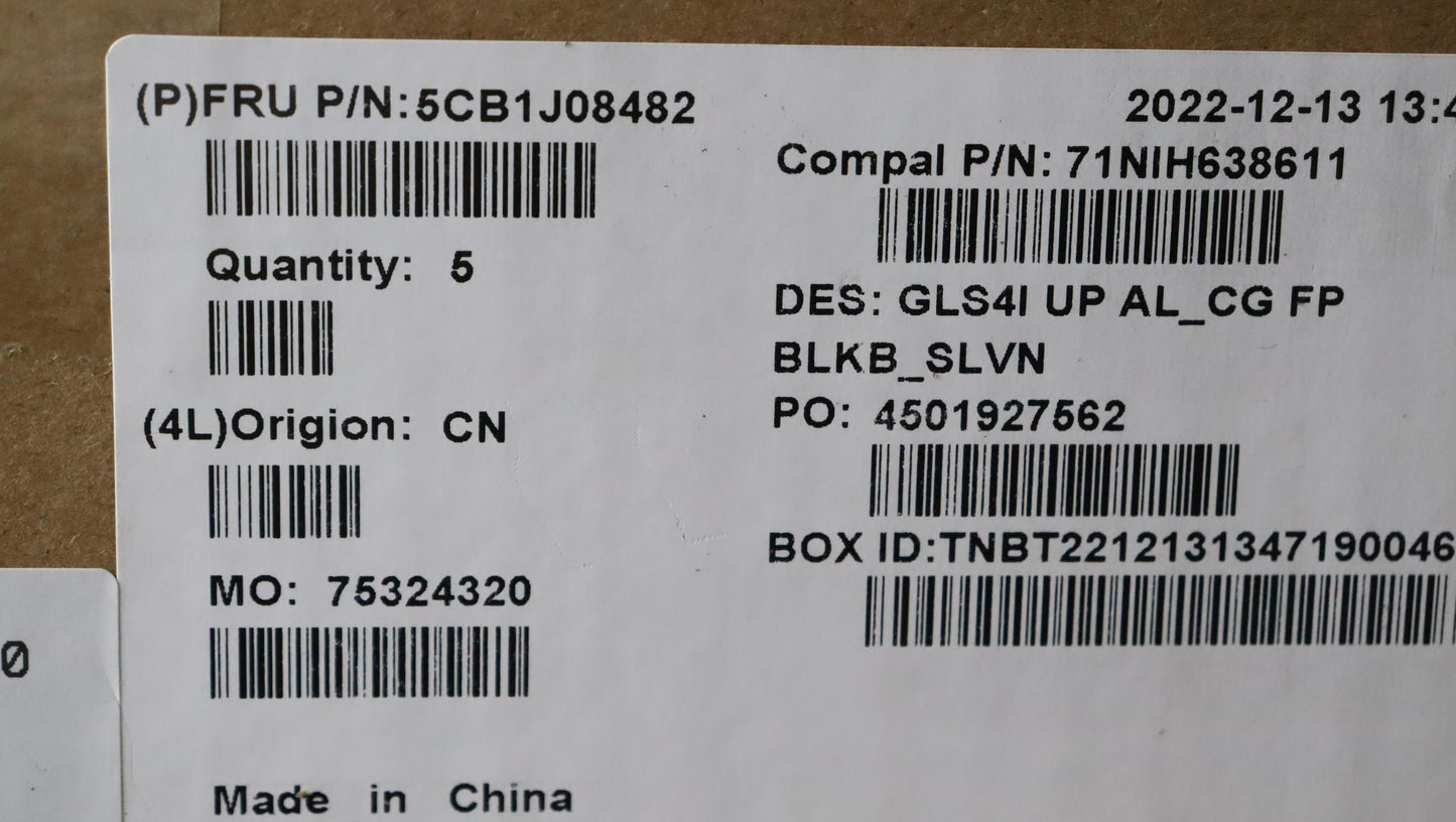 Lenovo Cover Upper Case Assembly Slv - 5CB1J08482
