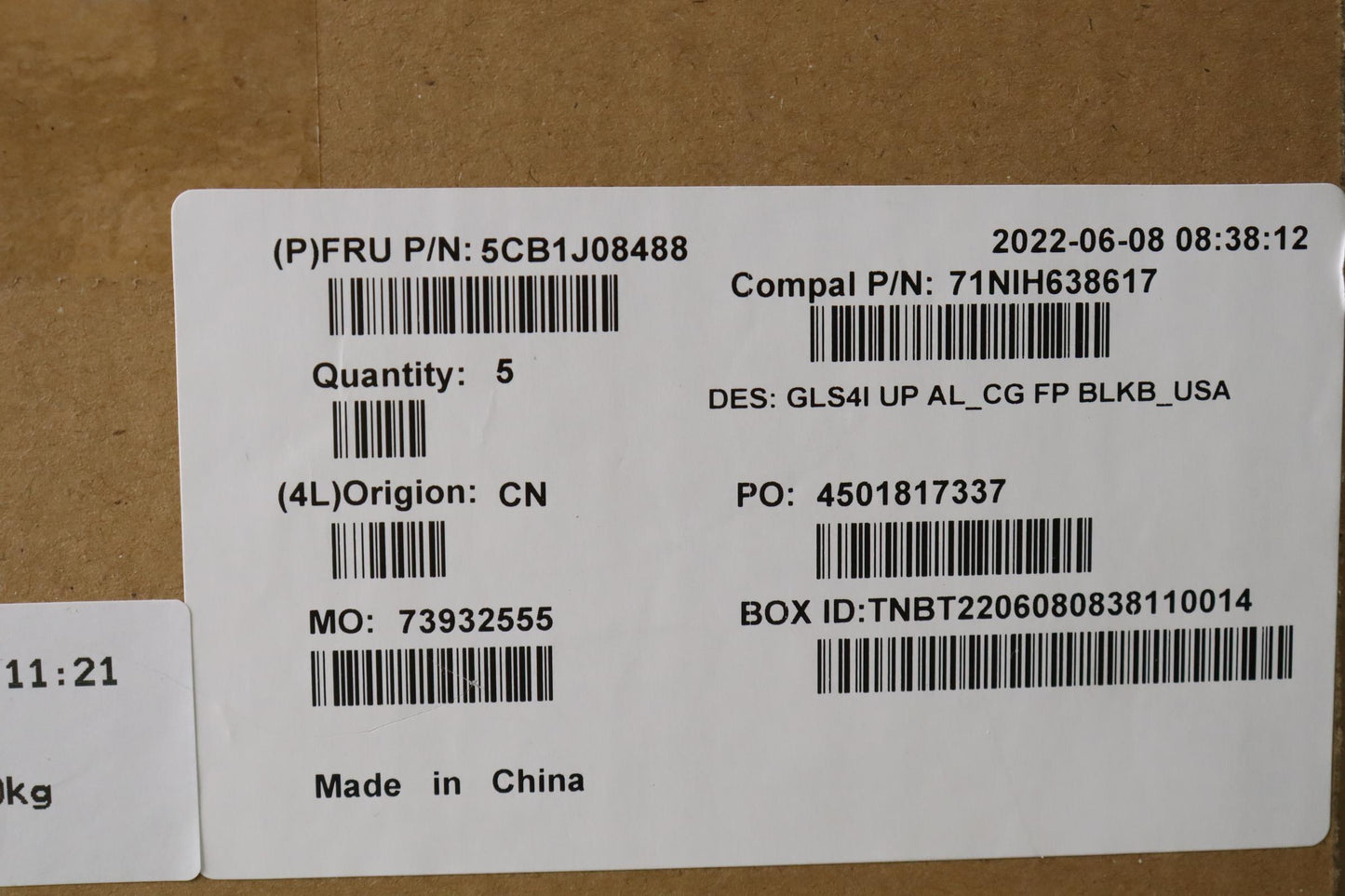 Lenovo Cover Uppercaseasmusaeng C82Sd - 5CB1J08488