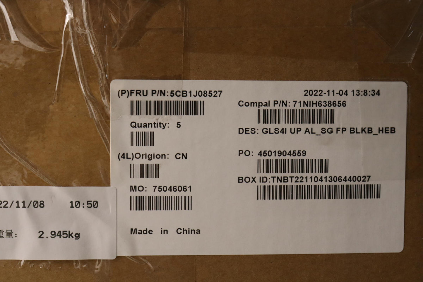 Lenovo Cover Upper Case Assembly Hbw - 5CB1J08527