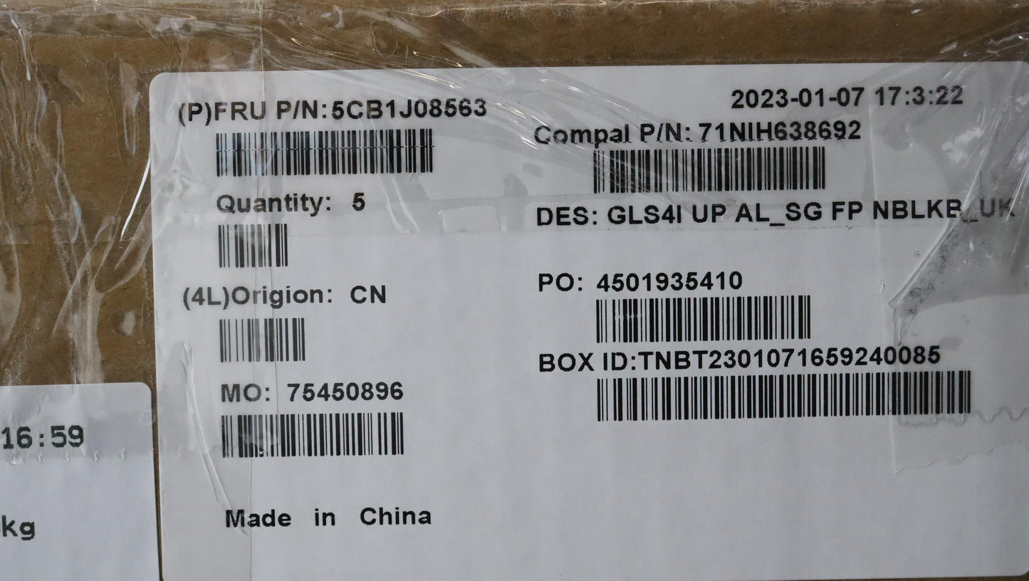 Lenovo Cover Upper Case Assembly Uke - 5CB1J08563