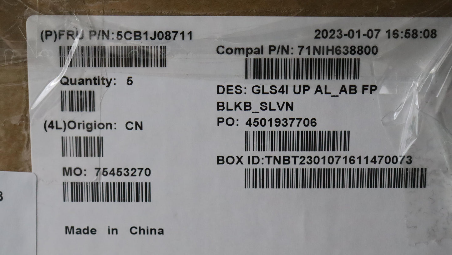 Lenovo Cover Upper Case Assembly Slv - 5CB1J08711