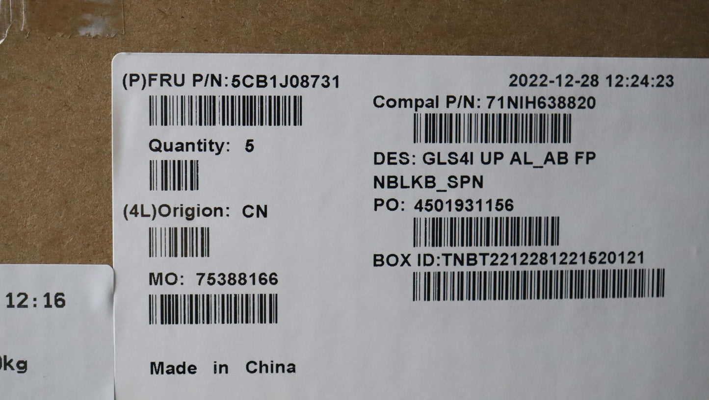 Lenovo Cover Upper Case Assembly Spa - 5CB1J08731