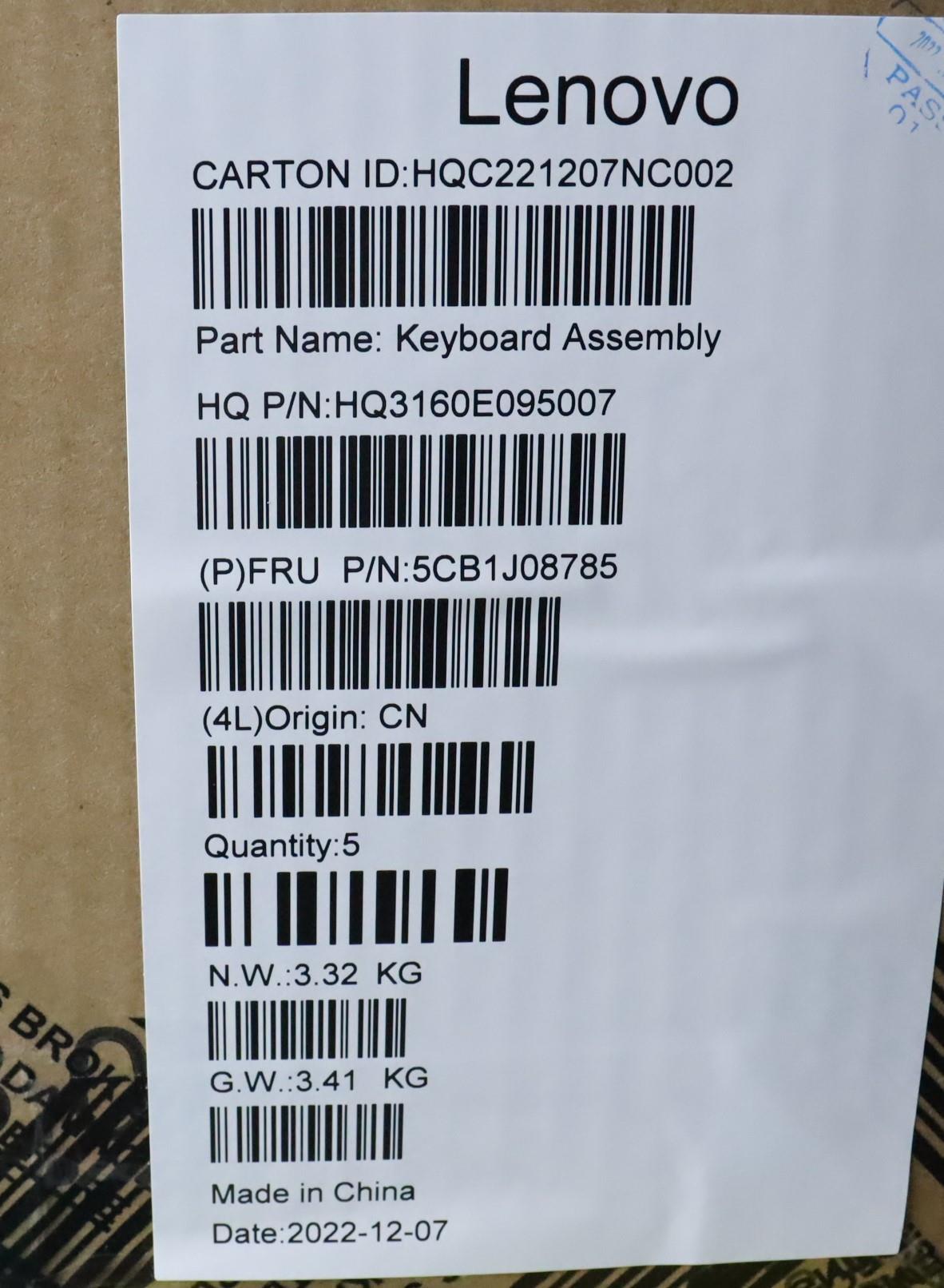 Lenovo Cover Upper Case Asmczeslkh82S - 5CB1J08785