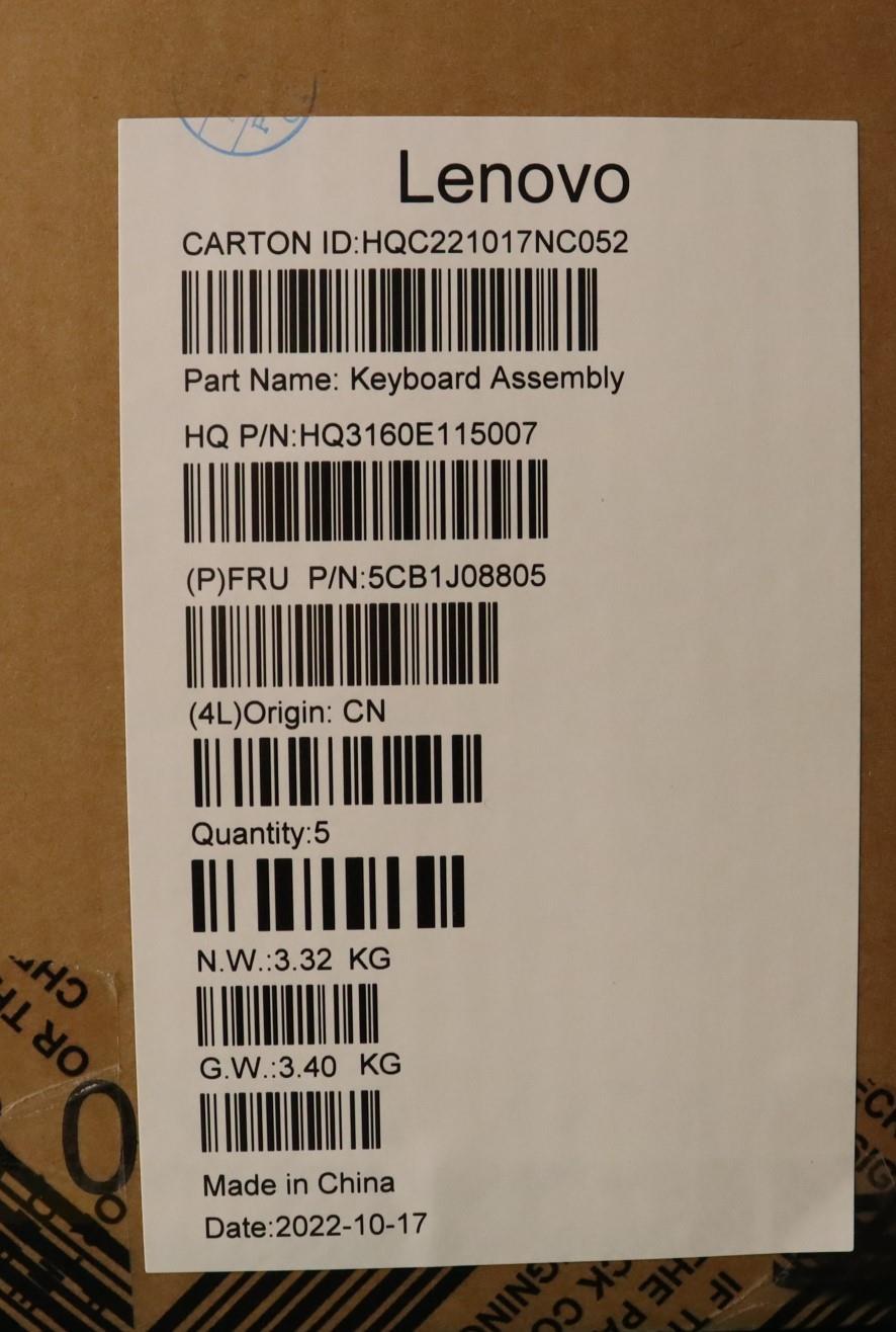 Lenovo Cover Upper Case Asmspa H 82Sn - 5CB1J08805