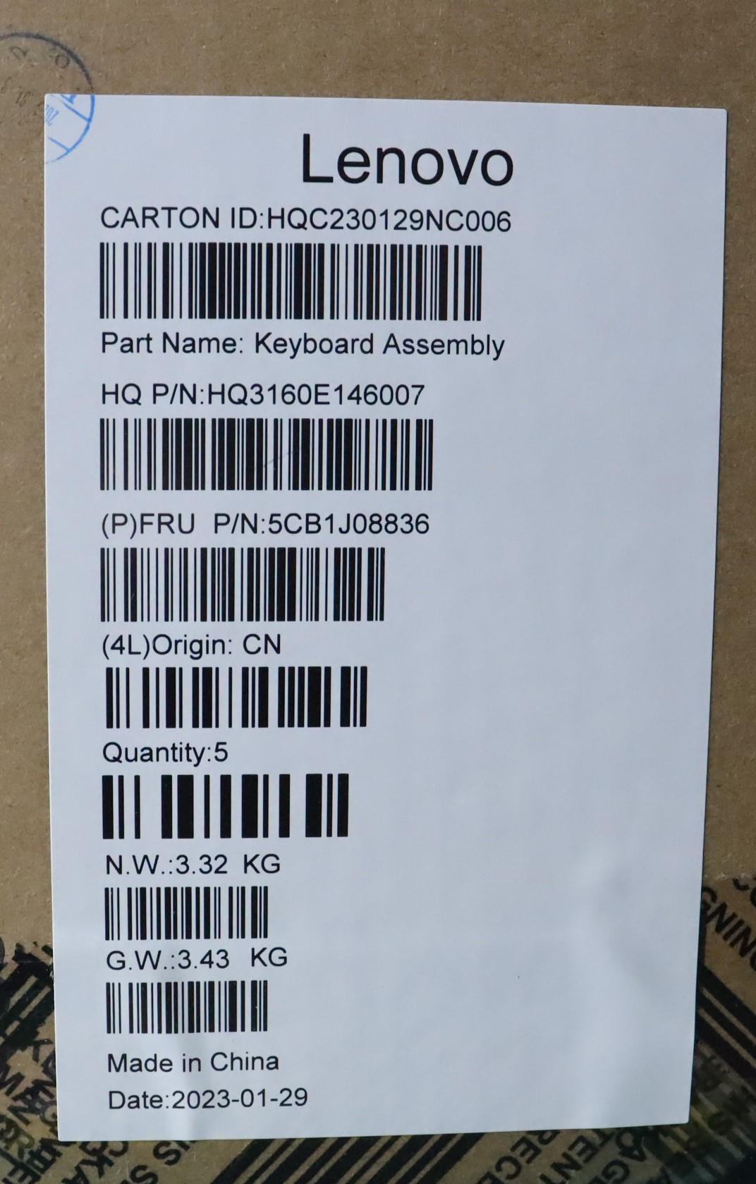 Lenovo Cover Upper Case Asmslv H 82Sn - 5CB1J08836