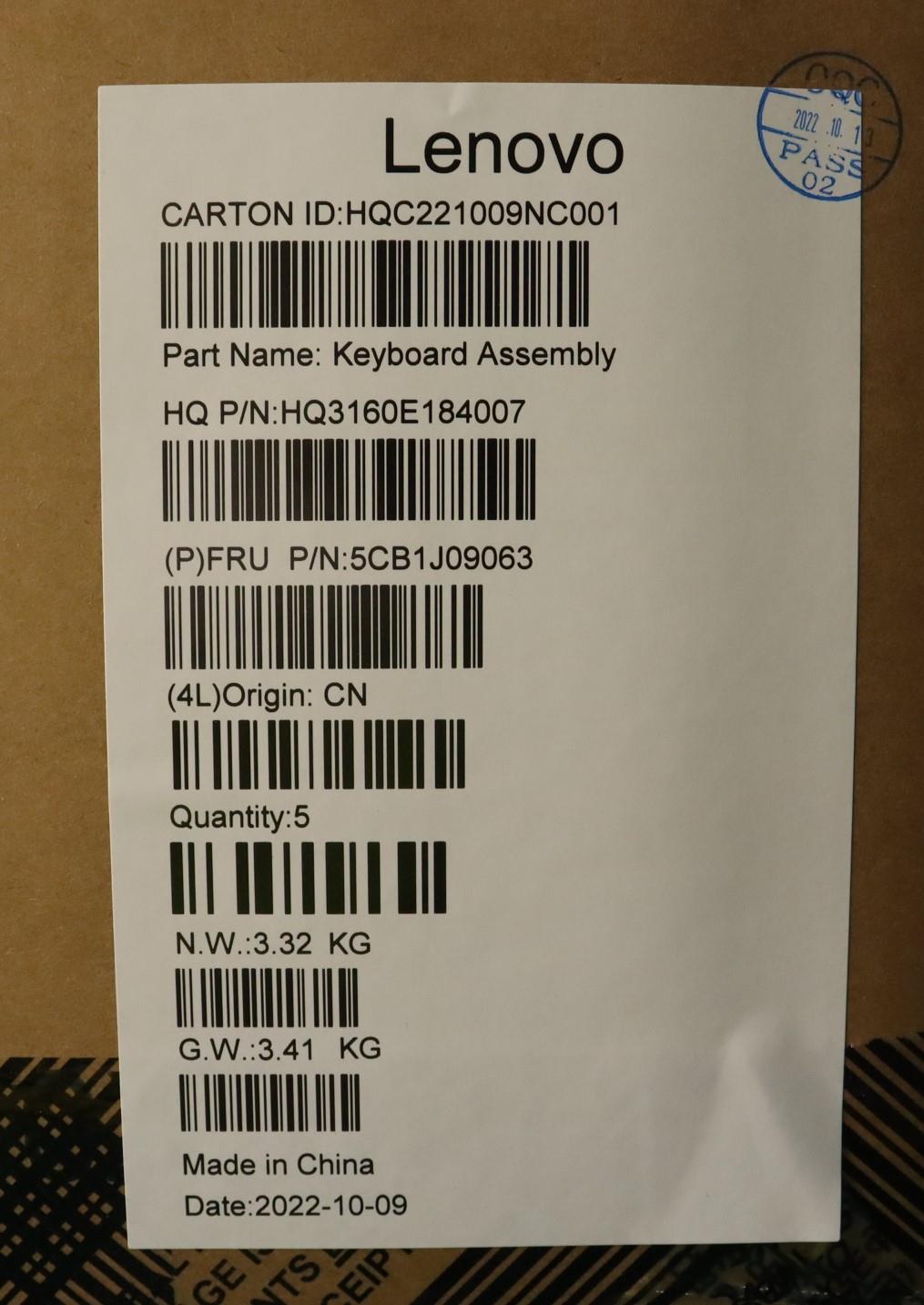Lenovo Cover Upper Case Asmuke H 82Sn - 5CB1J09063