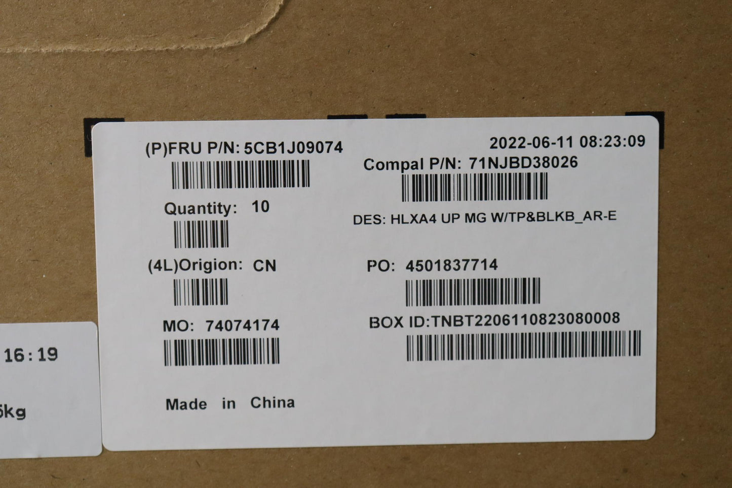 Lenovo Cover Upper Case Assembly Ara - 5CB1J09074