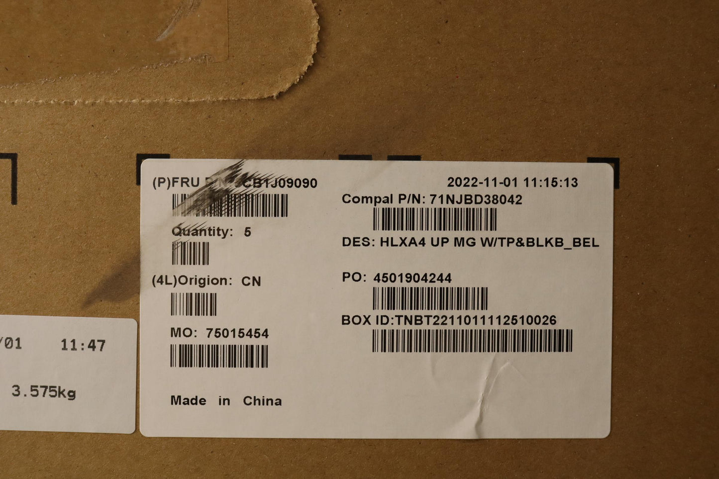 Lenovo Cover Upper Case Assembly Bel - 5CB1J09090